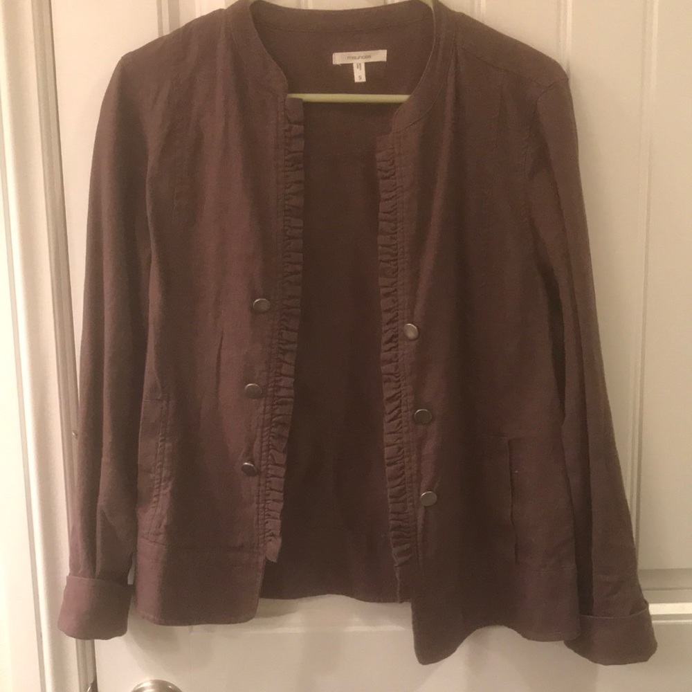 Purple army jacket!!